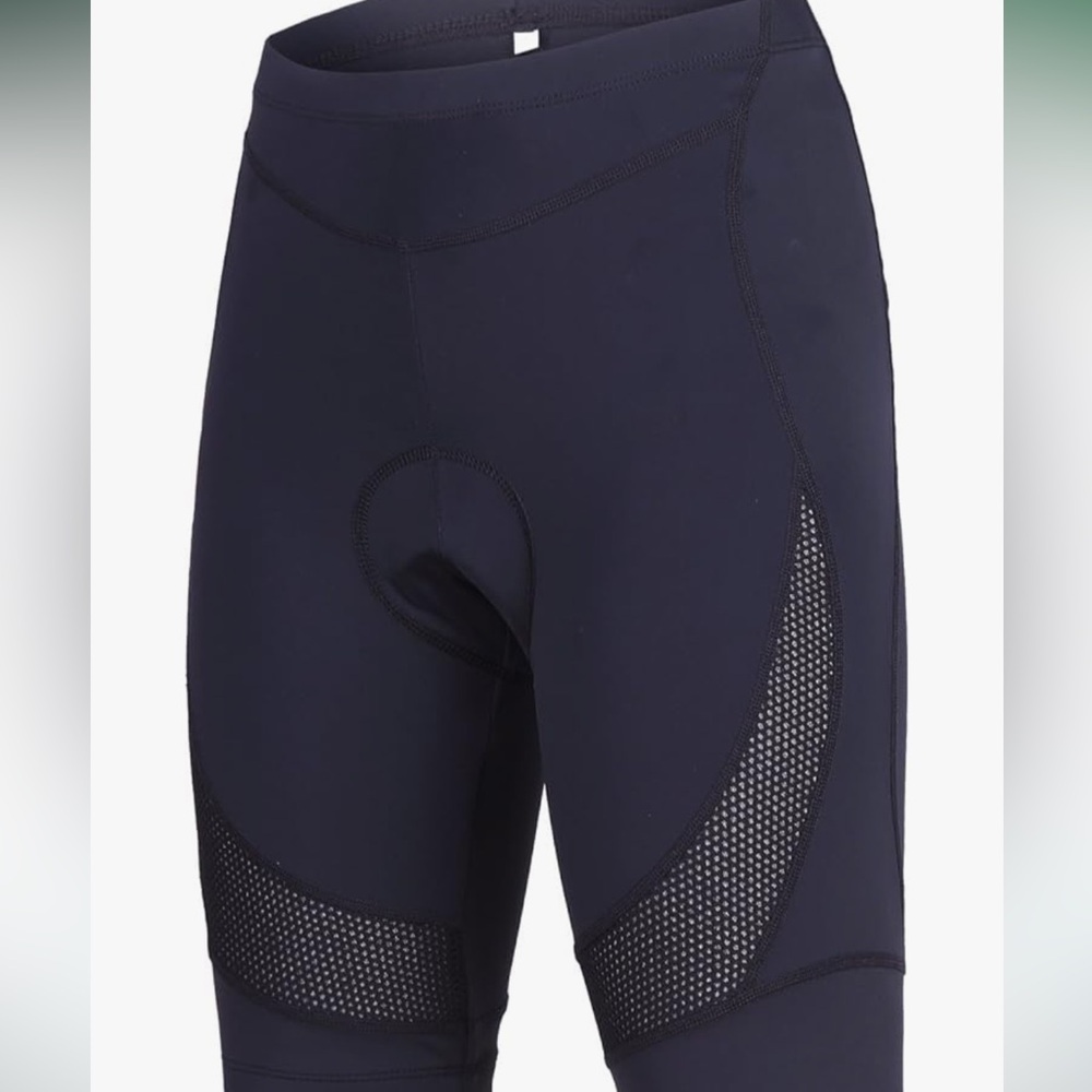 Black padded bike shorts
